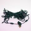 Stretch spacing cord bundled up, displayed unlit on white background