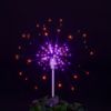 Odyssey Spritzer Halloween: Orange & Purple24" staked lit on black background