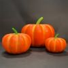Group of Reinforced Fiberglass Halloween Pumpkins