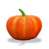 Reinforced Fiberglass Halloween Pumpkin 24"