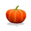 Reinforced Fiberglass Halloween Pumpkin 18"