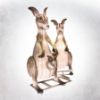 Lantern Twilight Kangaroo with baby
