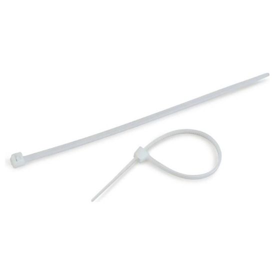 Picture of 4" 18lb Clear Cable Tie 100/bag