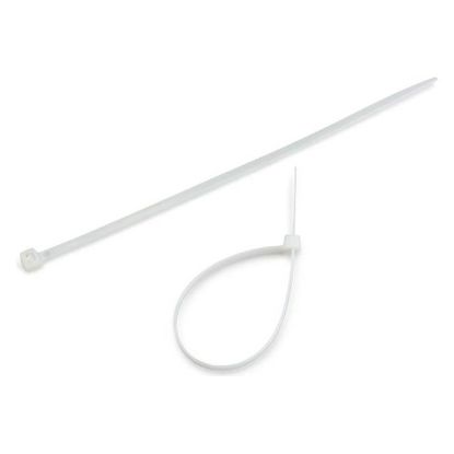7.5" 50lb Clear Cable Tie 100/bag