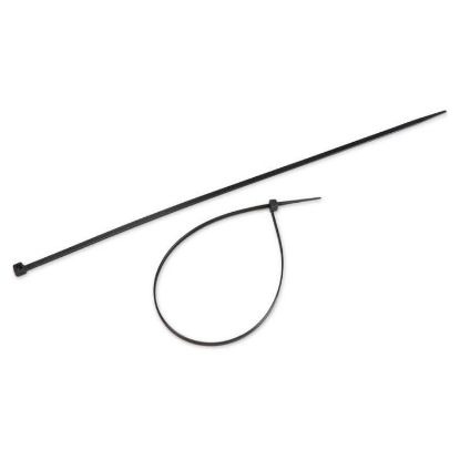 14" 50lb Black UV Cable Tie 100/bag