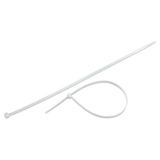 14" 50lb Clear Cable Tie 100/bag
