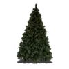 7.5 foot Full Scotch Pine artificial Christmas tree, displayed unlit floating on white backdrop
