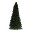 10 foot Full Scotch Pine artificial Christmas tree, displayed unlit floating on white backdrop