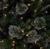 Extreme close up of the 10 foot Full Scotch Pine artificial Christmas tree branch tips