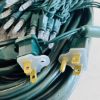 Extension Cord Plug and Gasket displayed on Christmas lights cord