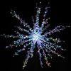 Oversized Dynamic RGB Spritzer displayed lit multi on black background