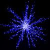Oversized Dynamic RGB Spritzer displayed lit blue on black background