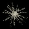 Classic white Spritzer displayed lit on a black background