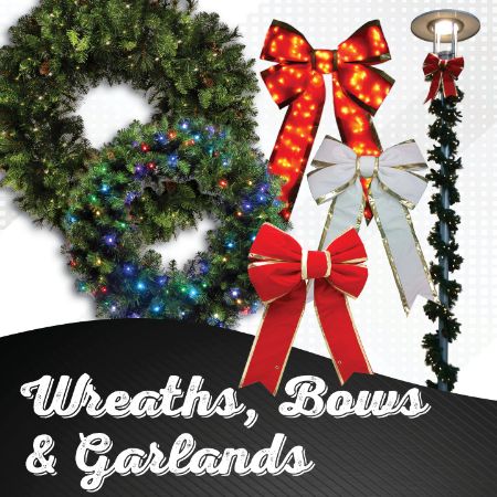 Picture for category Wreaths, Garlands & Bows