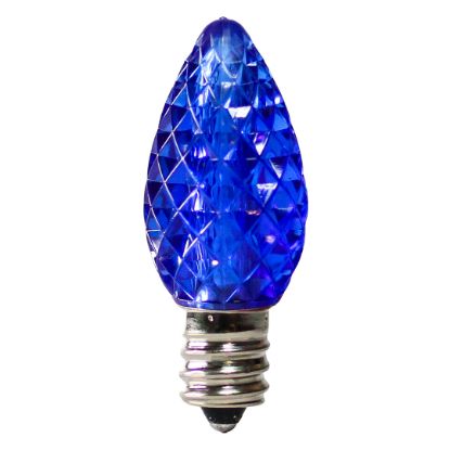 C7 Blue bulb, displayed vertically