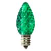 C7 Green bulb, displayed vertically