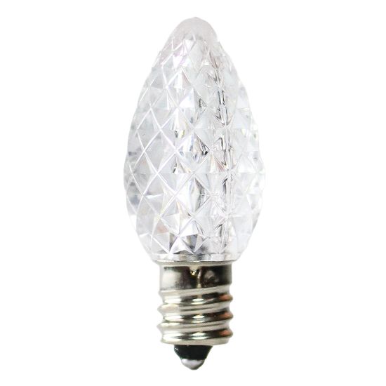 C7 Pure White bulb, displayed vertically