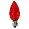 C7 Red bulb, displayed vertically