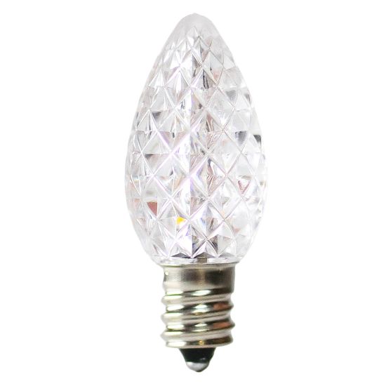 C7 Warm White bulb, displayed vertically