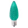 Picture of C9 LED Bulb - Green Transparent