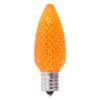 Picture of C9 LED Bulb - Orange Transparent
