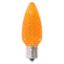 Picture of C9 LED Bulb - Orange Transparent