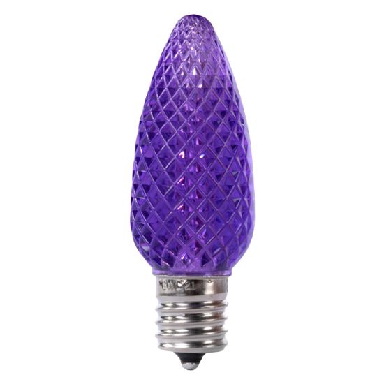 Picture of C9 LED Bulb - Purple Transparent