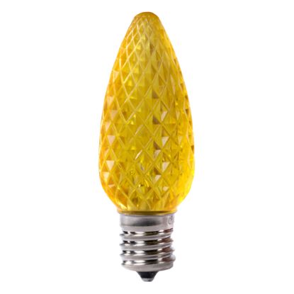 Picture of C9 LED Bulb - Yellow Transparent