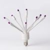 C9 Glitzer Purple unlit on white background, facing upward