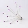 C9 Glitzer Purple unlit on white background, facing left
