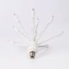 C9 Twinkle Glitzer Warm White unlit on white background, facing away