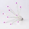 C9 Twinkle Glitzer Pink unlit on white background, facing left