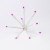 C9 Twinkle Glitzer Pink unlit on white background, facing towards camera