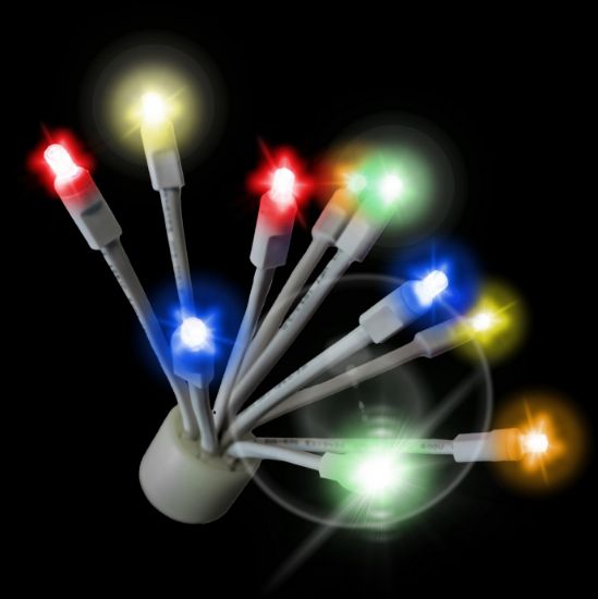 C9 Twinkle Glitzer Multi lit on black background