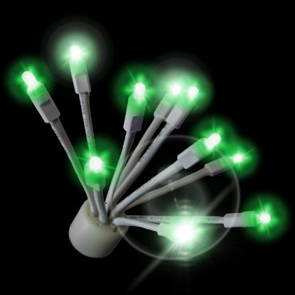 C9 Twinkle Glitzer Halloween lit on black background