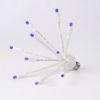 C9 Twinkle Glitzer Blue unlit on white background, facing towards camera