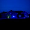 Picture of C9 Glitzer - Twinkle Blue lights w/white base
