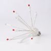 C9 Glitzer Pure White/Red unlit on white background, facing left