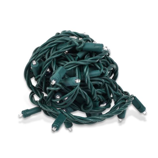 Picture of Dynamic RGBWW 3MM 50 Count, 4" spacing, Green Cord