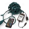 Picture of Dynamic RGBWW 3MM 50 Count, 4" spacing, Green Cord