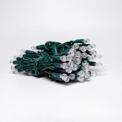 Picture of Dynamic RGBWW G12 Bulb 70 Count, 4" spacing, Green Cord