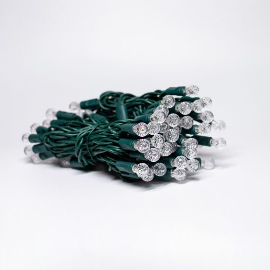 Picture of Dynamic RGBWW G12 Bulb 70 Count, 4" spacing, Green Cord