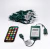 Picture of Dynamic RGBWW G12 Bulb 70 Count, 4" spacing, Green Cord