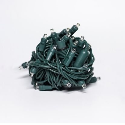 Picture of Dynamic RGBPW 5MM 50 Count, 4" spacing, Green Cord