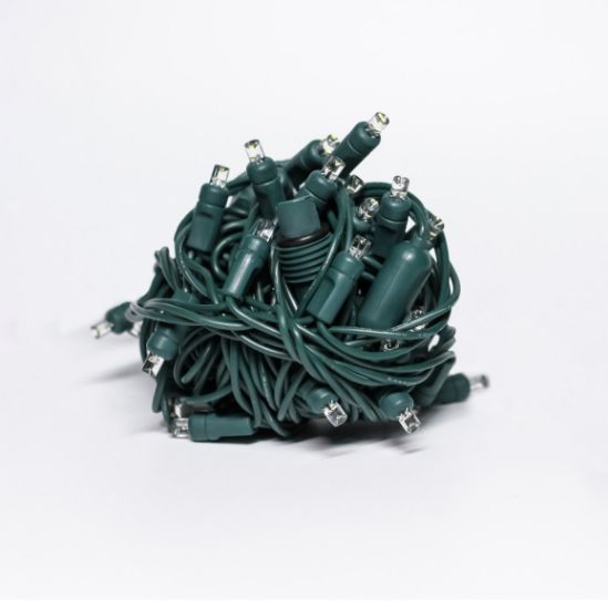 Picture of Dynamic RGBPW 5MM 50 Count, 4" spacing, Green Cord