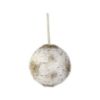 Picture of 5.5" Round Gold Washed Birch Ball Ornament
