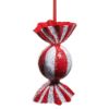 Picture of 7.25" Red and White Candy Ornament