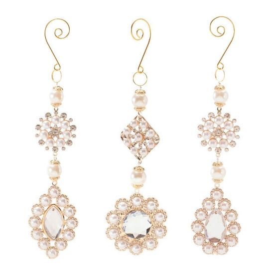 Picture of Pearl Drop Ornament (3 Asst)