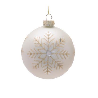 Picture of Glass Snowflake Finial and Ball Ornaments