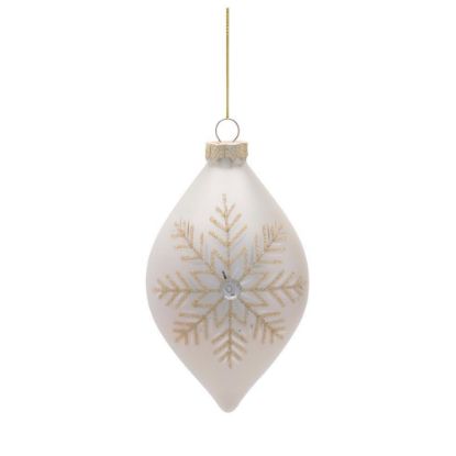 Picture of Glass Snowflake Finial Ornament